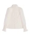 Valentino Long-sleeved Shirt In White