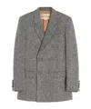 Valentino Long-sleeved Suit Jacket In Gray
