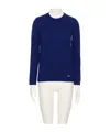 Valentino Long-sleeved Sweater In Blue