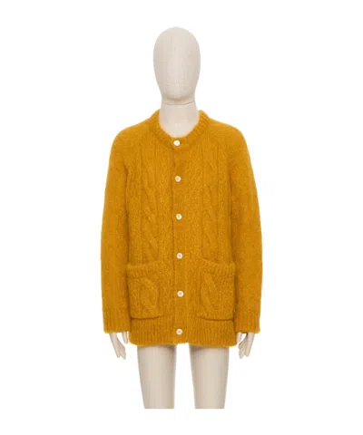 Valentino Long-sleeved Sweater In Brown