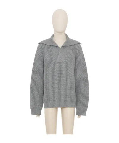 VALENTINO VALENTINO V-NECK LONG-SLEEVED JUMPER