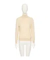 Valentino Long-sleeved Sweater In Nude