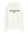 Valentino Garavani Cotton Hoodie With Print In White