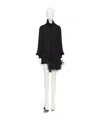 Valentino Long-sleeved Top In Black