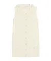 Valentino Long-sleeved Wool Cardigan In Milk Color