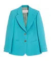 Valentino Turquoise Blazer 2 Buttons In Blue