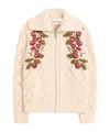 Valentino Long-sleeved Wool Sweater In Multi-color