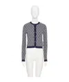 Valentino Long-sleeved Wool Sweater In White