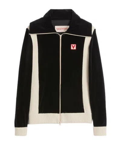 VALENTINO VALENTINO CHEZ ZIP-UP CARDIGAN