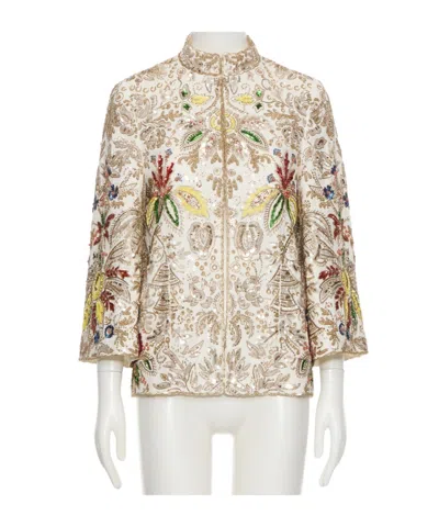 Valentino Long-sleeve Casual Jacket In Multi