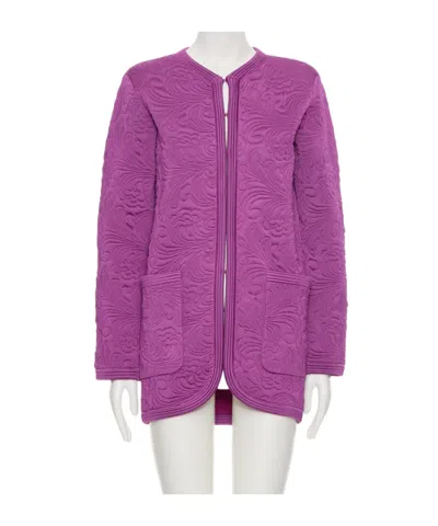 Valentino Long-sleeve Casual Jacket In Purple