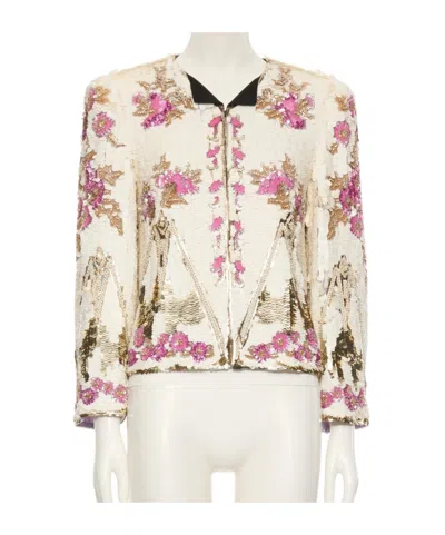 Valentino Long-sleeve Jacket In Pink
