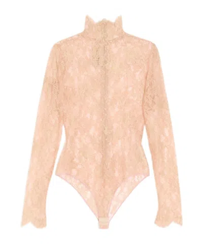 Valentino Long-sleeved Bodysuit In Multi