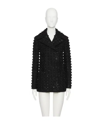 Valentino Long-sleeved Casual Jacket In Black