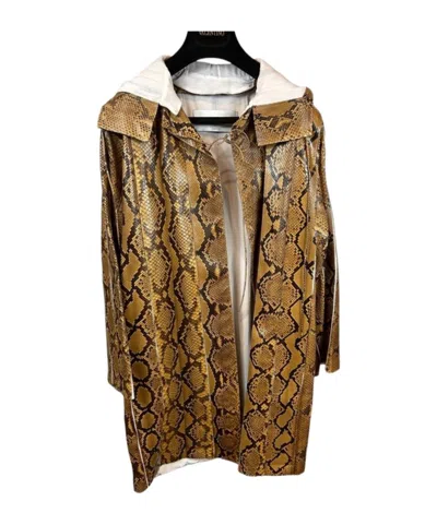 Valentino Long-sleeved Casual Jacket In Brown