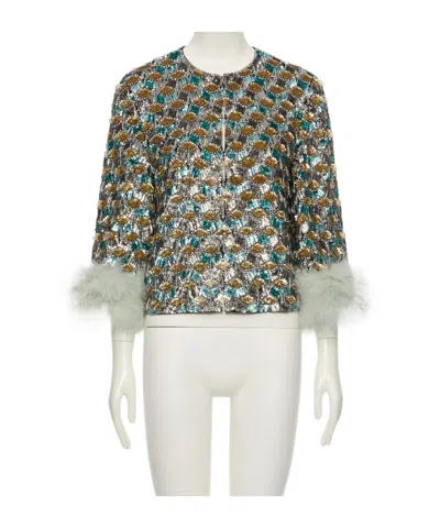 Valentino Long-sleeved Casual Jacket In Multi