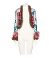 Valentino Long-sleeved Jacket In White