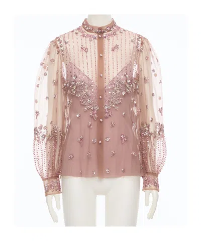 Valentino Long-sleeved Shirt In Multi