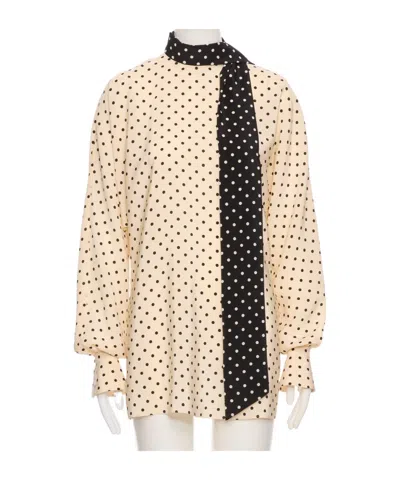 Valentino Long-sleeved Top In Yellow