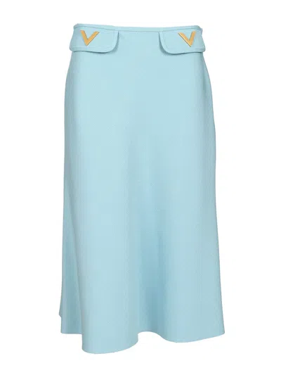 VALENTINO LOOK 13 - SKIRT SOLID VISCOSE CANVAS