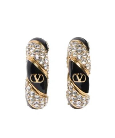 Valentino Garavani Loop Earrings In Yellow