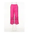 Valentino Loose Waist Casual Pants In Pink