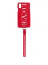 Valentino Love Iphone X Case In Red