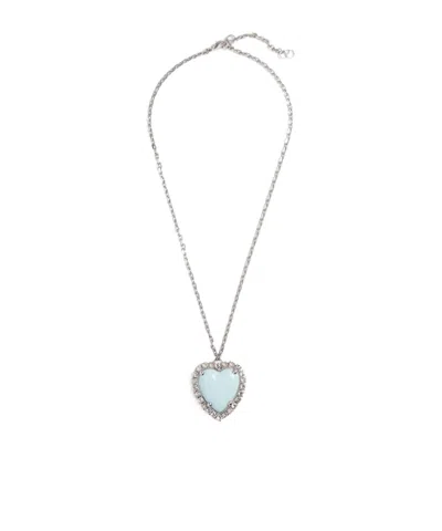 VALENTINO GARAVANI VALENTINO	COEUR HYPERBOLE EMBELLISHED NECKLACE