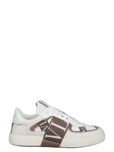 Valentino Garavani Low-top Calfskin Vl7n Sneaker In White