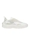 Valentino Two-tone Leather And Suede Gumboy Sneakers In White