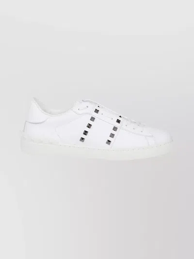 Valentino Garavani Low-top Rockstud Sneakers Collection In White