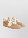 Valentino Garavani Low Top Sneaker Contrast Stitching In Brown