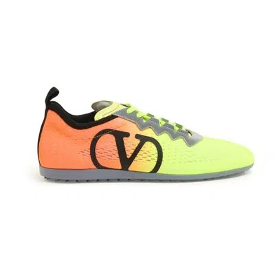 Valentino Garavani Low-top Sneakers In Orange