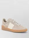 Valentino Garavani Low Top Sneakers Suede Panels Rubber Sole In Pink