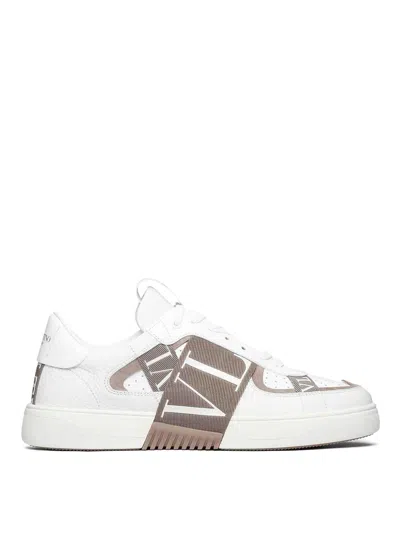 Valentino Garavani Low-top Calfskin Vl7n Sneaker In Multicolor