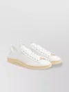 Valentino Royco Leather Sneakers In White