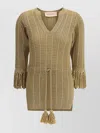 Valentino Lurex Knit Short Dress