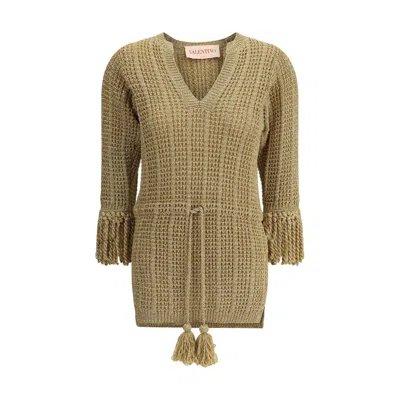 VALENTINO LUREX KNIT SHORT DRESS