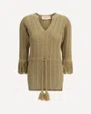 Valentino Lurex Knit Short Dress