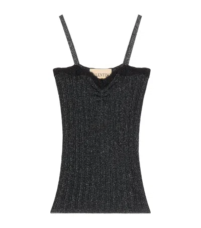 Valentino Lurex Knit Tank Top