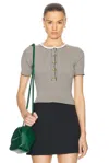 VALENTINO LUREX KNIT TOP