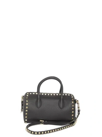 Valentino Garavani Luxurious And Timeless Black Raffia Tote Handbag For Women
