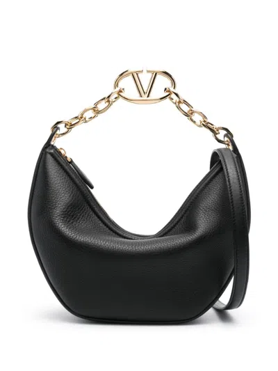 Valentino Garavani Luxurious Nero Pouch Handbag For The Modern Woman In Black