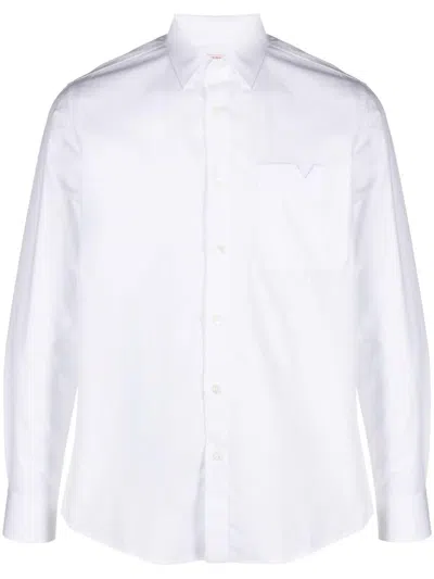 Valentino Cotton Shirt In White
