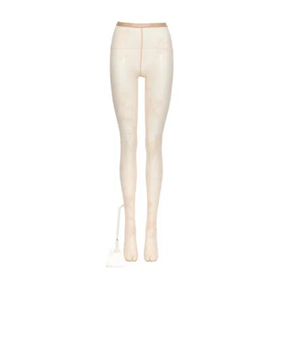 Valentino Garavani Lycra Tights In White