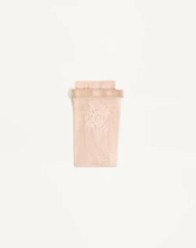 Valentino Lycra Tights Woman Birch L In Pink