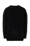 Valentino Off-shoulder Cable Wool Sweater