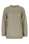 Valentino Embellished Crochet Knit Sweater
