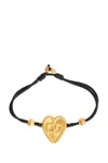 Valentino Logo Bracelet In Black