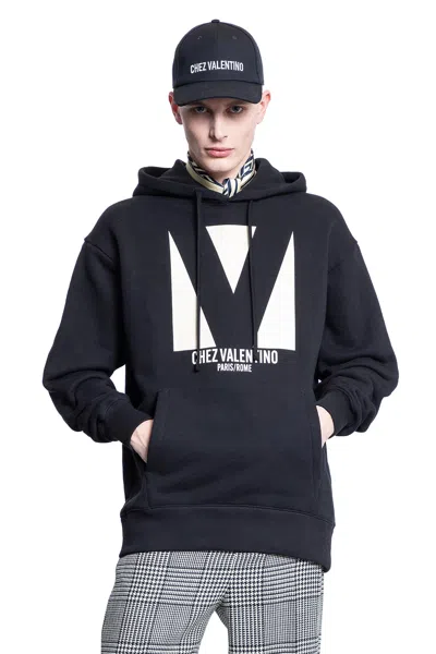 Valentino Man Black Sweatshirts